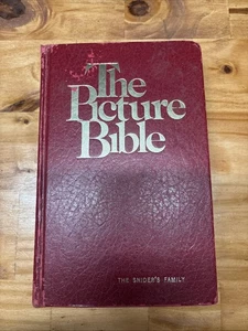 Picture Bible 1982 Iva Hoth Chariot Books Illustrated Chariot Book David C Cook - Imagen 1 de 9