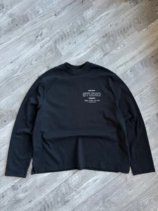 WRSTBHVR Studio Black Big Logo Longsleeve Gr: S - Bild 1 von 9