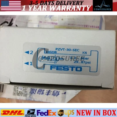 un nuevo temporizador neumático FESTO PZVT-30-SEC 150238 envío rápido Foto 1 de 4