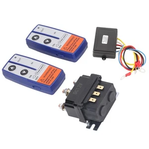 12V 250A Winch Relay Set with Remote Controllers Relay Contactor Switch Tool Kit - Photo 1/12