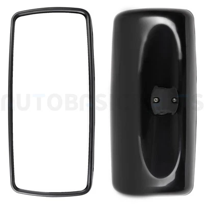 For 2004-2016 Freightliner Columbia 2 PCS Heated Black Main Mirror Foto 1 de 4