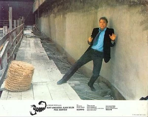 Affiche Originale Scene Cinema Film SCORPIO 1973 Lancaster Alain Delon 27X21 Cm - Imagen 1 de 1