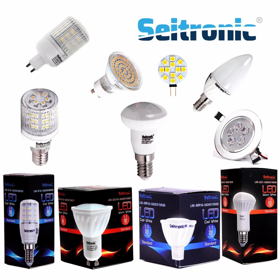 E27 E14 GU10 MR16 MR11 G9 GX53 G4 LED Lampe Leuchtmittel Gluehbirne KALT / WARM - Bild 1 von 1