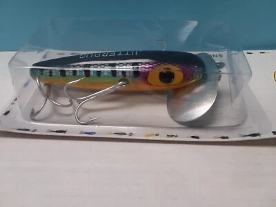 Arbogast - XL Muskie Jitterbug - Perch Color G700-05 - NOC - Top Water Bait - Imagem 1 de 2