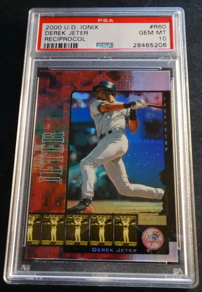 2000 DEREK JETER U.D. IONIX RECIPROCOL #R60 PSA 10 POP 14 (214)    - Image 1 of 2
