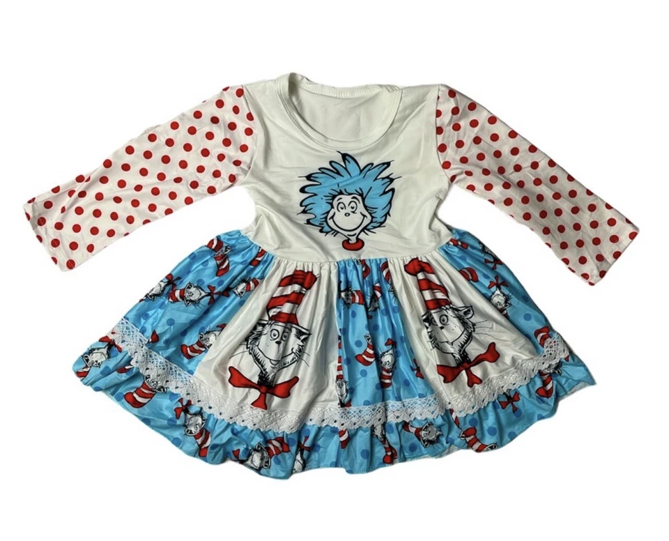 2T Dr. Seuss Twirl Dress - Image 1 of 1