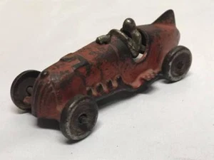 Antique Hubley #5 Cast Iron Fishtail Race Car - Picture 1 of 6