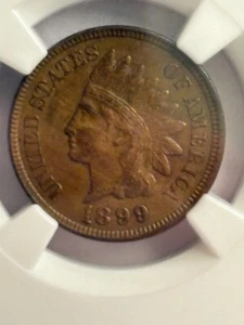 1899 Uncirculated Indian Head Penny NGC MS-62 BN *CRIMINALLY UNDERGRADED* - Picture 1 of 4