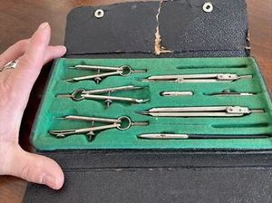 Stellar Precision Drawing Instruments DS4 Engineering Drafting tools Vintage  - Picture 1 of 12