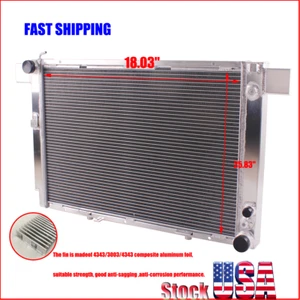 3 Row For 1990-2002 MERCEDES BENZ SL500 R129 500 SL 5.0L V8 AT Aluminum Radiator - Picture 1 of 12