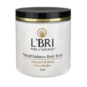 L'BRI Pure & Natural Radiance BODY SCRUB 12 oz Essential Oil Blend SEALED - Picture 1 of 1