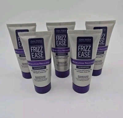 5 X 50ml John Frieda FRIZZ EASE Miraculous Recovery Shampoo - Damage Control - Image 1 of 3