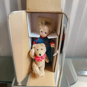 Ashton Drake “Cody and Cuddle Bear” Porcelain Doll By Artist Connie Walser Derek - Picture 1 of 5