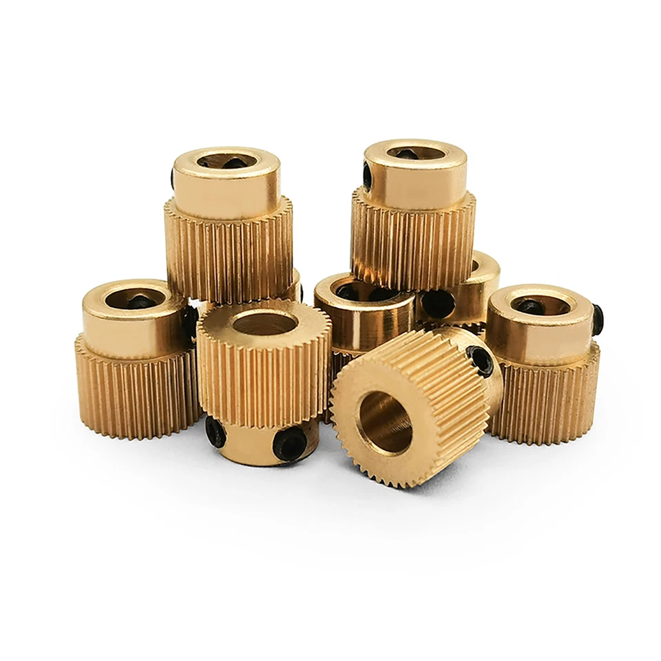 Engranaje extrusor de engranaje de extrusión de latón para impresora 3D Ender 3/3S/V2/5/CR10/10S/V2 Foto 1 de 4