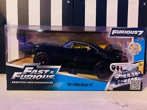Jada Toys 1/24 1 24 Fast & Furious 7 Dom's Dodge Charger R/T - Imagen 1 de 2