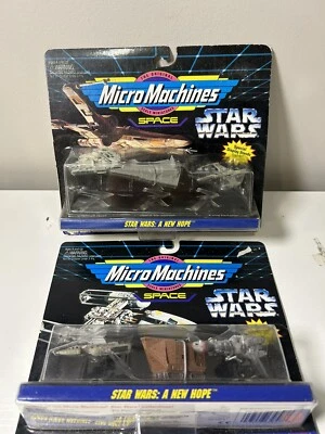 1994 Micro Machines SPACE Star Wars 3 Pack A New Hope Collection #1 & #4 - Image 1 of 3