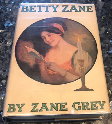 BETTY ZANE/ZANE GREY Fine- Grosset Hardcover illustrated by Louis F Grant, 1925 - Image 1 of 4