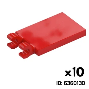 LEGO X10 PLACA 2X3 CON SOPORTE COLOR ROJO 6360130 65886 - Imagen 1 de 1