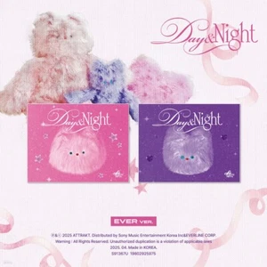 K-POP FIFTY FIFTY 3rd Mini Album Day & Night EVER 2Ver SET QR Card+Photocard+etc - Picture 1 of 8