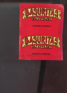 Paquete Basuritas SIN ABRIR Argentina Chile Cubo de Basura Niños Juego de Tarjetas GPK Cera - Imagen 1 de 1