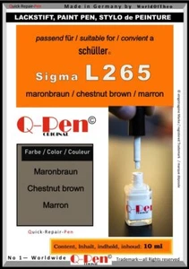 Lackstift für Schüller Sigma L265 Maronbraun 10mL - Picture 1 of 1