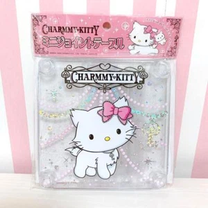 Sanrio Charmmy Charmy Kitty Mini Mesa Articular Brillo Gato Cinta Blanco Kawaii - Imagen 1 de 24