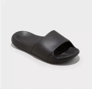 All in Motion Kid's Apollo Slip On Slide Sandals Black - Picture 1 of 4