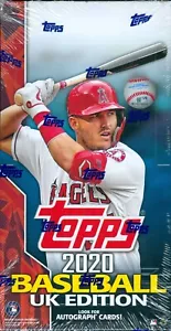 2020 Topps UK Edition Baseball Factory Sealed Hobby Box Online Exclusive - Picture 1 of 2