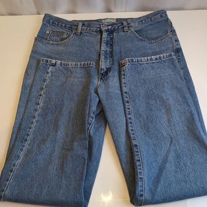 Vintage GUESS Jeans Herren Straight Leg Med Wash Blau Denim 90er Siehe Maße - Bild 1 von 16
