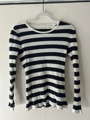 Suéter a rayas Eriba para mujer Hugo Boss talla extra pequeña 100 % algodón Foto 1 de 4