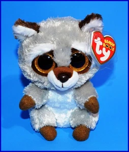 2021 Ty Beanie Boos - Oakie - 6 Zoll Plüsch Stofftier Waschbär - Neu mit Etikett - Bild 1 von 1