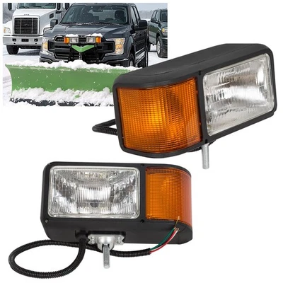 Kit de luces halógenas universales económicas para quitanieves 12V para camión 80888 Foto 1 de 4