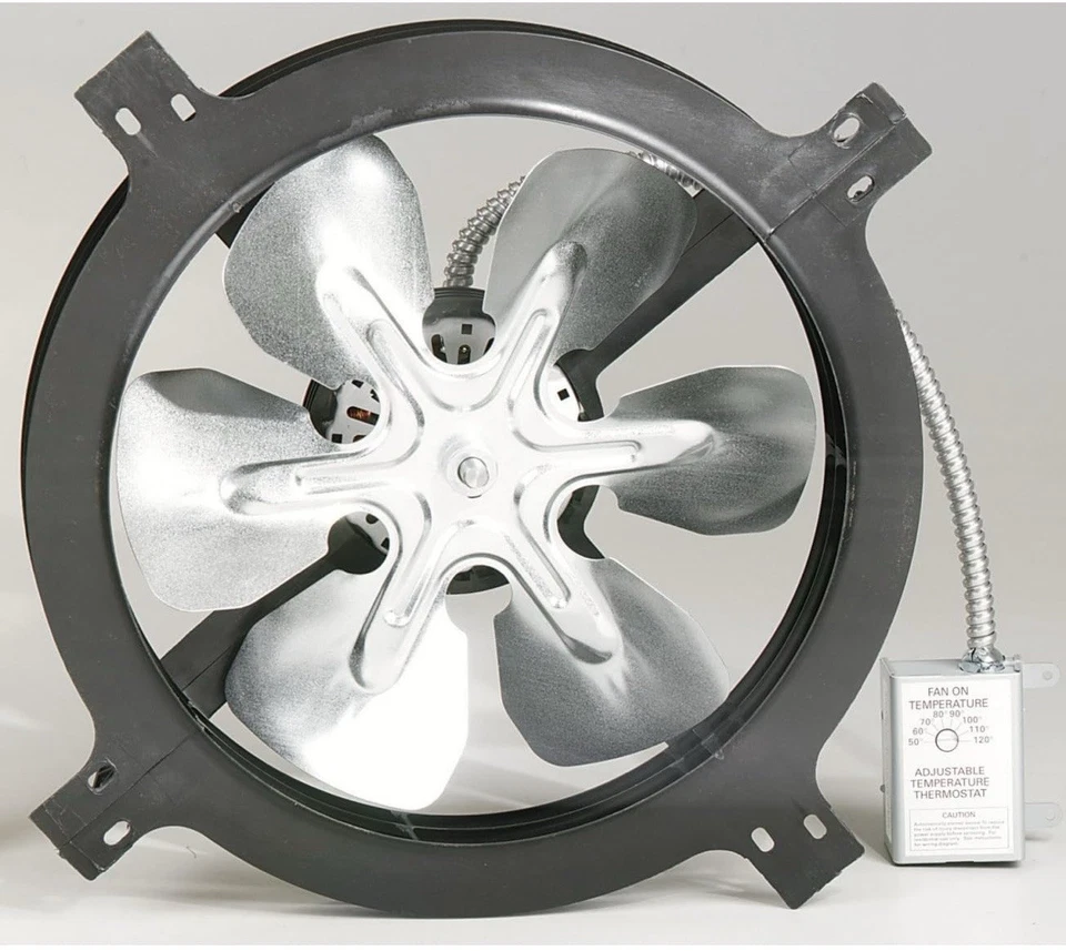 Ventilador de ático eléctrico de montaje a dos aguas Air Vent 53315, 1500 cuadrados. Pies - Cantidad 1 Foto 1 de 1