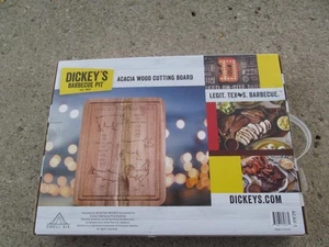 Dickey’s Barbecue Pit Cutting Board Factory Sealed New Acacia Wood - Picture 1 of 5