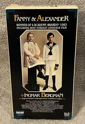 Fanny & Alexander  (VHS, 1988) Ingmar Bergman  Original Swedish Version Subtitle - Image 1 of 4