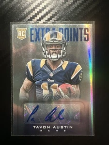 2013 Prestige Extra Points Green Signatures Tavon Austin #290 Rookie Auto RC - Bild 1 von 2
