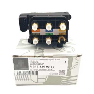 Air Suspension Valve Block For Mercedes Benz GL350 450 550 ML250 S400 2123200358 - Image 1 of 4