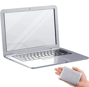 Silver Mini Cat Laptop Toy Pocket Mirror 3.7x2.5 Inch Tiny Computer New - Picture 1 of 7