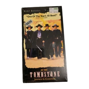 Tombstone Factory Sealed VHS Movie Rare Val Kilmer Western - Picture 1 of 3