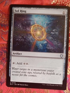Sol Ring Bloomburrow Commander deck Magic The Gathering MTG CCG Game card - Picture 1 of 1