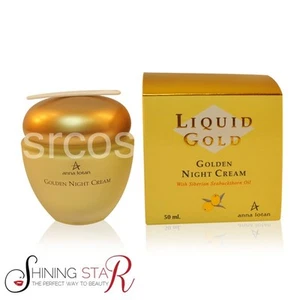 Anna Lotan Liquid Gold Golden Night Cream 50ml 1.7fl.oz Brand New - Picture 1 of 2