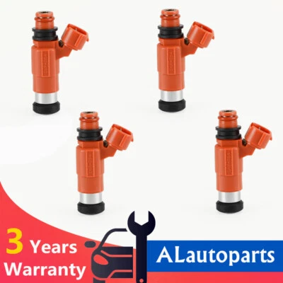 4x Inyectores de combustible para Mitsubishi Lancer CE 4G93 1,8 L 1997 1998 1999 2000 - 2002 Foto 1 de 4