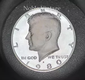 1980 S Proof Kennedy Half Dollar - From a Clad Proof Set -Beautiful Toning-Lot B - Picture 1 of 2