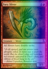 Magic the Gathering MTG Fury Sliver (157) Time Spiral   LP FOIL