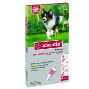 Advantix Spot-On Cani da 10 a 25 kg 4 Pipette Monodose 2,5 ml - Foto 1 di 1