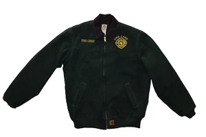 Vintage Carhartt J14SPC Quilt Lined Jacket Corduroy Collar Size XL TALL Santa Fe - Picture 1 of 12