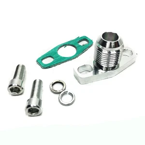 - Brida de drenaje de aceite turbo 10AN adaptador macho ajuste GT25 GT28 T25 T28 GT30 GT35 gar... - Imagen 1 de 1