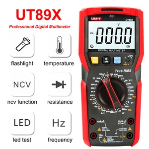 UNI-T UT89X/UT89XD NCV Measurement Multimeter Temperature Capacitance Resistance - Picture 1 of 21