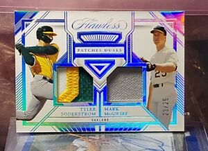 2023 Flawless Mark McGwire / Tyler Soderstrom Dual Patch SP 23/25 Athletics