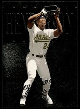 1999 Metal Universe Baseball Rickey Henderson Oakland Athletics #122 NM